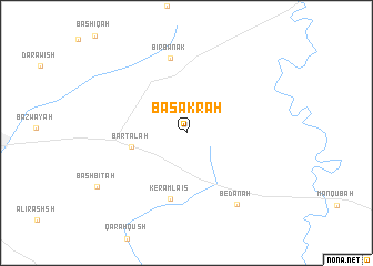 map of Bāsakrah