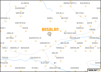 map of Başalan