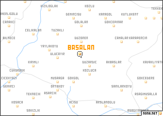 map of Başalan