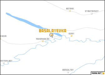 map of Basalayevka