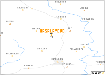 map of Basalayevo