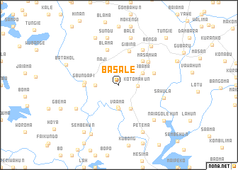 map of Basale