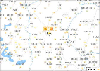 map of Basale