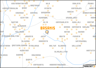 map of Basāmis