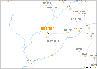 map of Basanai