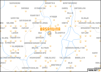 map of Basandīnā