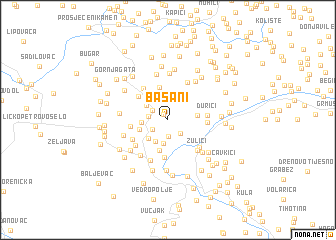 map of Bašani