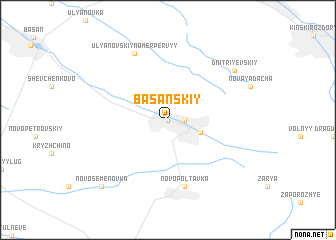 map of Basanskiy