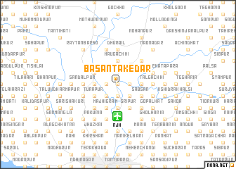 map of Basantakedār