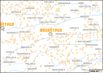 map of Basantpur