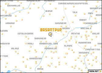 map of Basantpur