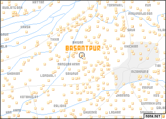 map of Basantpur