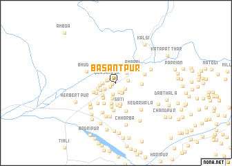 map of Basantpur