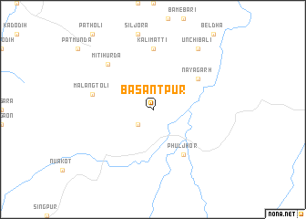 map of Basantpur