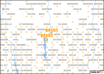 map of Bāsan