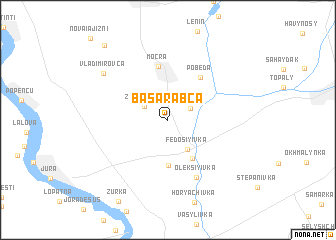 map of Basarabca