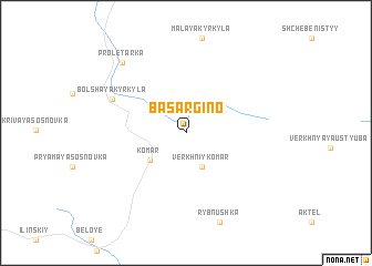 map of Basargino