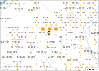 map of Bāsariān