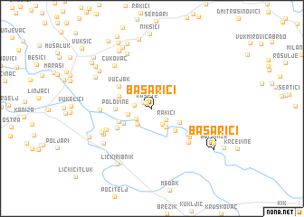 map of Basarići