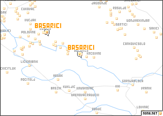 map of Basarići