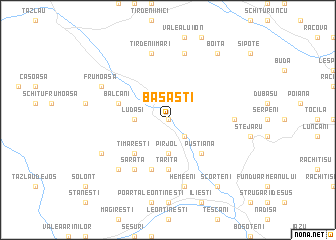 map of Băsăşti