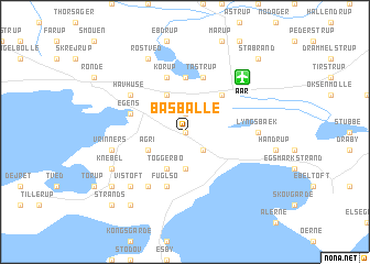 map of Basballe
