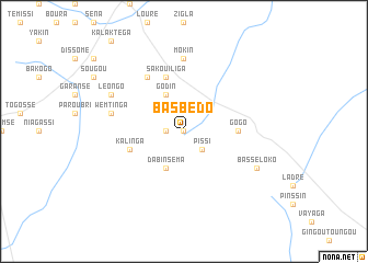 map of Basbédo