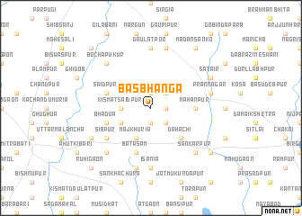 map of Basbhānga