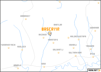 map of Başçayır