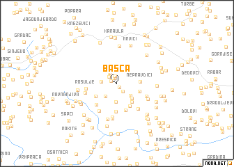 map of Bašča