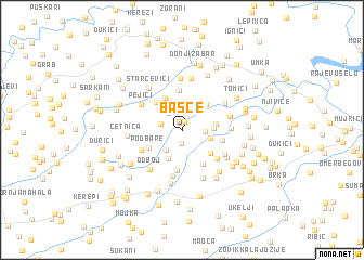 map of Bašče