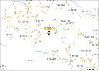 map of Bašci