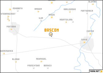 map of Bascom