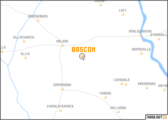 map of Bascom