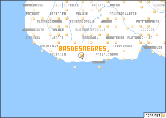 map of Bas des Nègres