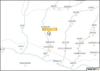 map of Baş Dizǝ