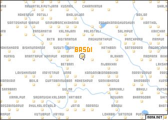 map of Bāsdi