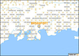 map of Bas Dufort