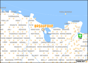 map of Bas du Four