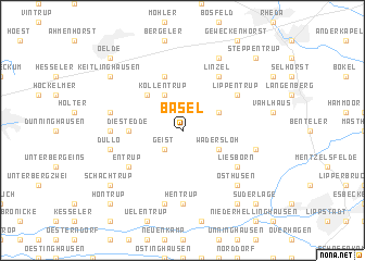 map of Basel