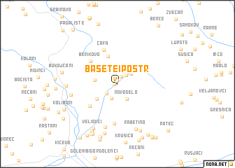 map of Bašete i Poštr