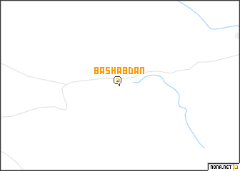 map of Bāsh Ābdān