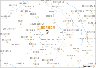 map of Bashāb