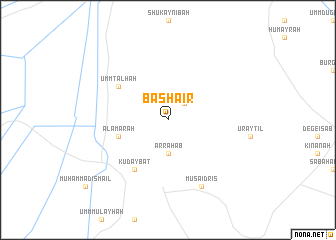 map of Bashāʼir