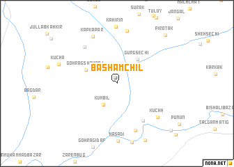 map of Bashām Chīl