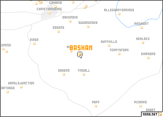 map of Basham