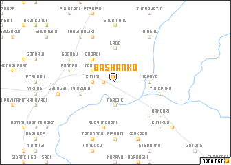 map of Bashanko