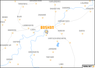 Bashan (China) map - nona.net