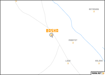 map of Bāshā