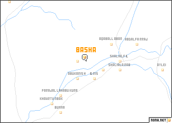 map of Bāshā